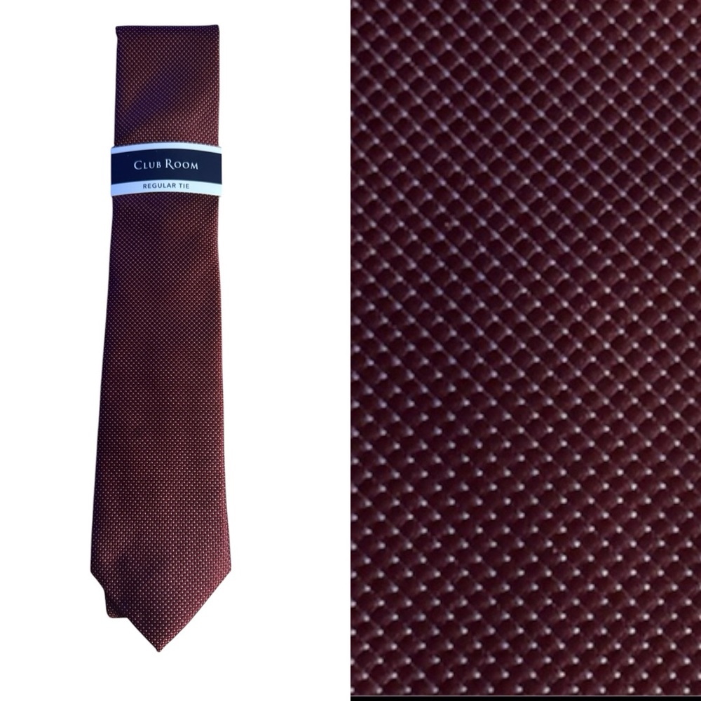 Club Room Men's Brown Tie
